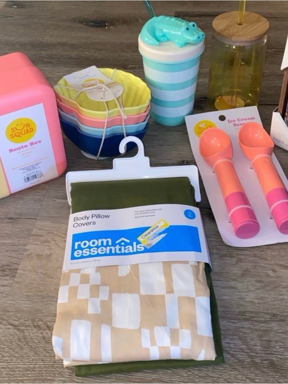 NWT MISC KITCHEN ACCESSORIES andBODY PILLOW COVERS